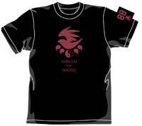 鶺鴒紋Tシャツ 黒